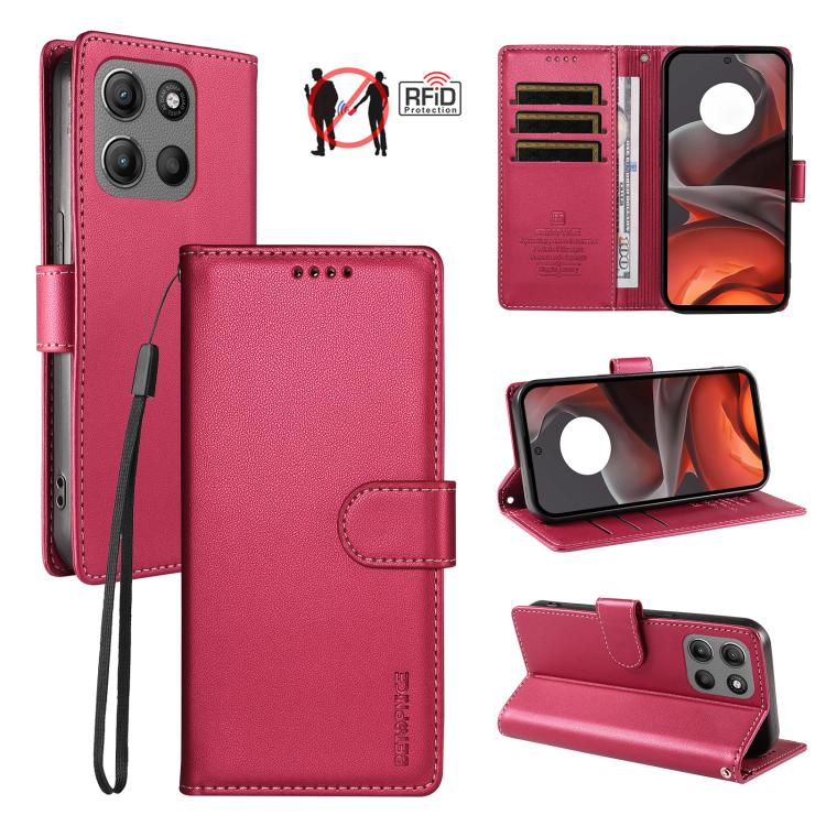 BETOPNICE Pearlescent RFID Vegan Leather Phone Case with Strap, For Motorola Edge 70 5G / Moto X70 Air 5G, For Motorola Moto Edge 5G 2026, For Motorola Moto G47 5G / G37 / G37 Power 5G, For Motorola Edge 70 Pro 5G                                       ...