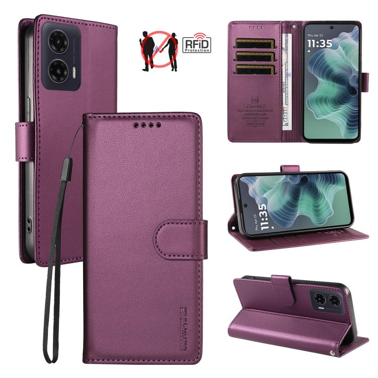 BETOPNICE Pearlescent RFID Vegan Leather Phone Case with Strap, For Motorola Edge 70 5G / Moto X70 Air 5G, For Motorola Moto Edge 5G 2026, For Motorola Moto G47 5G / G37 / G37 Power 5G, For Motorola Edge 70 Pro 5G                                       ...