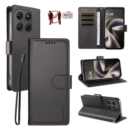 BETOPNICE Pearlescent RFID Vegan Leather Phone Case with Strap, For Motorola Edge 70 5G / Moto X70 Air 5G, For Motorola Moto Edge 5G 2026, For Motorola Moto G47 5G / G37 / G37 Power 5G, For Motorola Edge 70 Pro 5G                                       ...