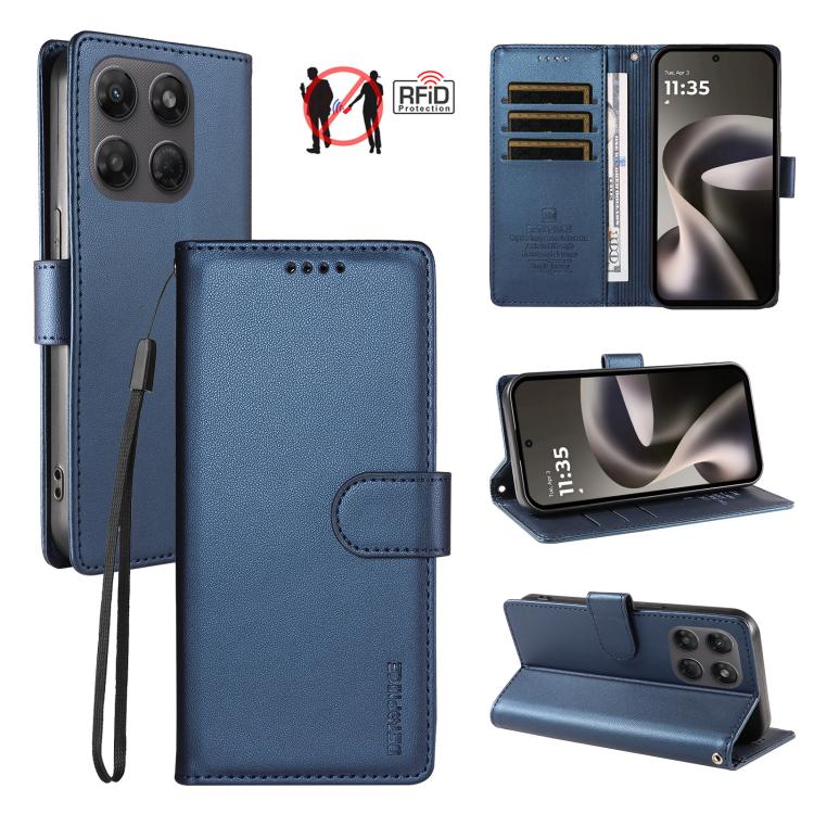 BETOPNICE Pearlescent RFID Vegan Leather Phone Case with Strap, For Motorola Edge 70 5G / Moto X70 Air 5G, For Motorola Moto Edge 5G 2026, For Motorola Moto G47 5G / G37 / G37 Power 5G, For Motorola Edge 70 Pro 5G                                       ...