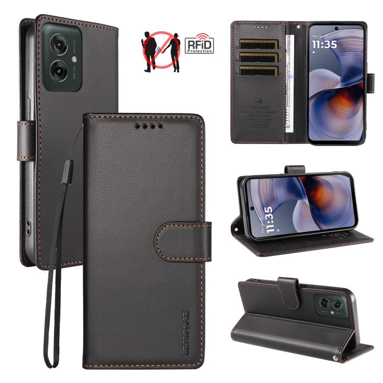 BETOPNICE Pearlescent RFID Vegan Leather Phone Case with Strap, For Motorola Edge 70 5G / Moto X70 Air 5G, For Motorola Moto Edge 5G 2026, For Motorola Moto G47 5G / G37 / G37 Power 5G, For Motorola Edge 70 Pro 5G                                       ...
