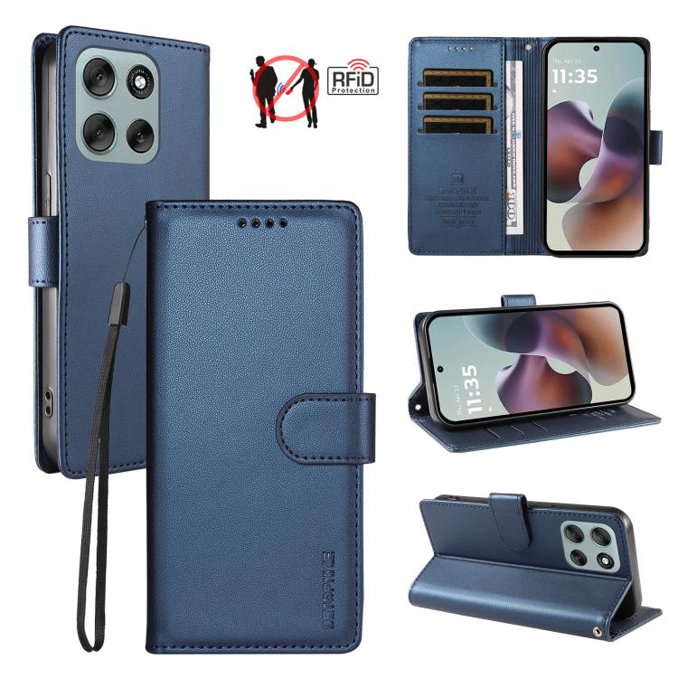 BETOPNICE Pearlescent RFID Vegan Leather Phone Case with Strap, For Motorola Edge 70 5G / Moto X70 Air 5G, For Motorola Moto Edge 5G 2026, For Motorola Moto G47 5G / G37 / G37 Power 5G, For Motorola Edge 70 Pro 5G                                       ...