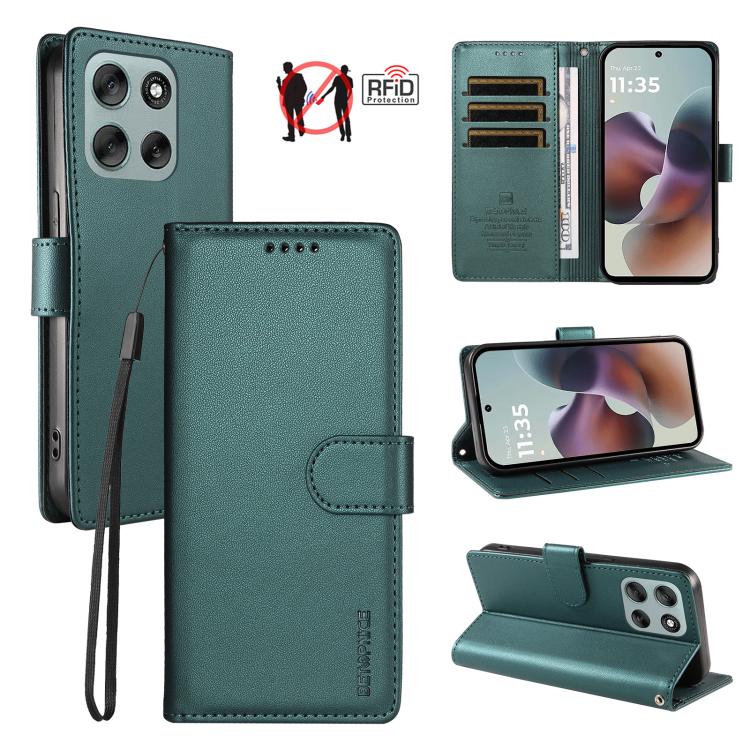 BETOPNICE Pearlescent RFID Vegan Leather Phone Case with Strap, For Motorola Edge 70 5G / Moto X70 Air 5G, For Motorola Moto Edge 5G 2026, For Motorola Moto G47 5G / G37 / G37 Power 5G, For Motorola Edge 70 Pro 5G                                       ...