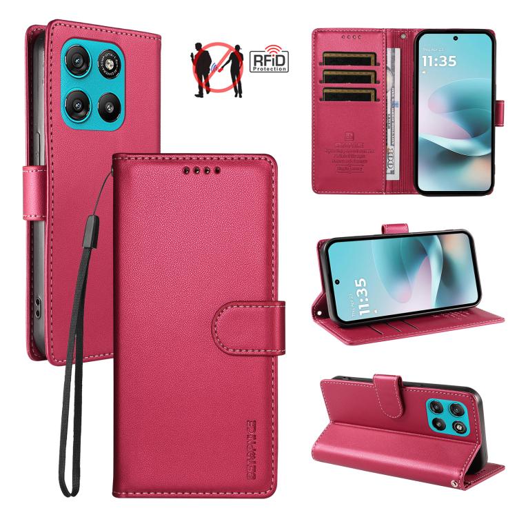 BETOPNICE Pearlescent RFID Vegan Leather Phone Case with Strap, For Motorola Edge 70 5G / Moto X70 Air 5G, For Motorola Moto Edge 5G 2026, For Motorola Moto G47 5G / G37 / G37 Power 5G, For Motorola Edge 70 Pro 5G                                       ...