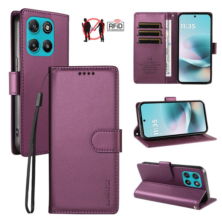 BETOPNICE Pearlescent RFID Vegan Leather Phone Case with Strap, For Motorola Edge 70 5G / Moto X70 Air 5G, For Motorola Moto Edge 5G 2026, For Motorola Moto G47 5G / G37 / G37 Power 5G, For Motorola Edge 70 Pro 5G                                       ...