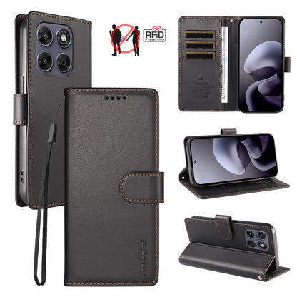 BETOPNICE Pearlescent RFID Vegan Leather Phone Case with Strap, For Motorola Edge 70 5G / Moto X70 Air 5G, For Motorola Moto Edge 5G 2026, For Motorola Moto G47 5G / G37 / G37 Power 5G, For Motorola Edge 70 Pro 5G                                       ...