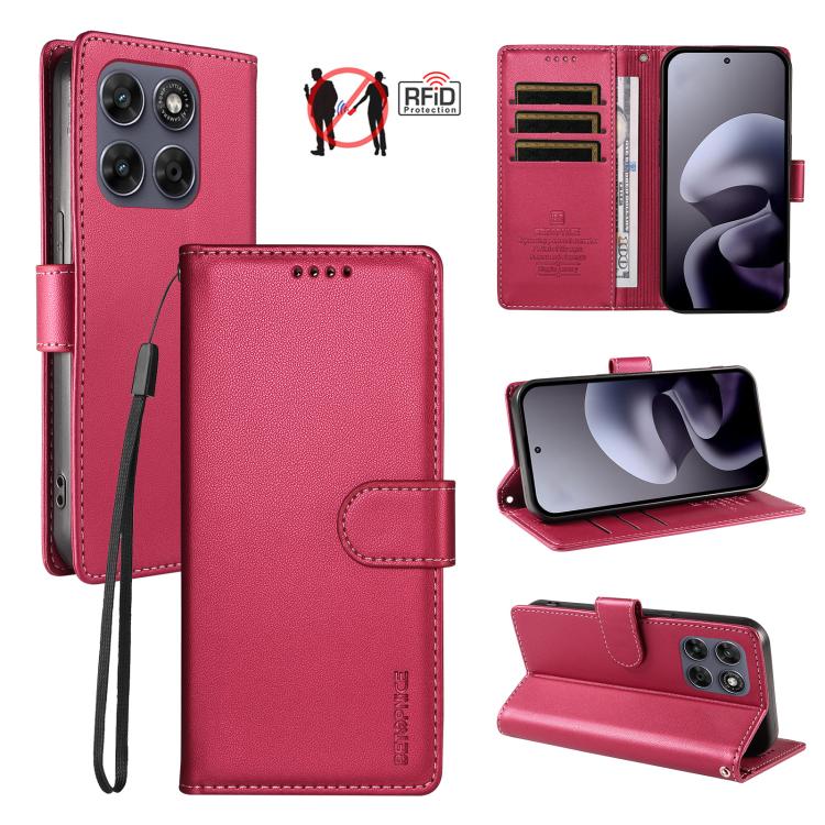 BETOPNICE Pearlescent RFID Vegan Leather Phone Case with Strap, For Motorola Edge 70 5G / Moto X70 Air 5G, For Motorola Moto Edge 5G 2026, For Motorola Moto G47 5G / G37 / G37 Power 5G, For Motorola Edge 70 Pro 5G                                       ...