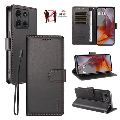 BETOPNICE Pearlescent RFID Vegan Leather Phone Case with Strap, For Motorola Edge 70 5G / Moto X70 Air 5G, For Motorola Moto Edge 5G 2026, For Motorola Moto G47 5G / G37 / G37 Power 5G, For Motorola Edge 70 Pro 5G                                       ...
