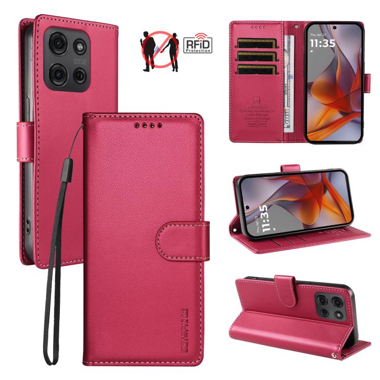 BETOPNICE Pearlescent RFID Vegan Leather Phone Case with Strap, For Motorola Edge 70 5G / Moto X70 Air 5G, For Motorola Moto Edge 5G 2026, For Motorola Moto G47 5G / G37 / G37 Power 5G, For Motorola Edge 70 Pro 5G                                       ...
