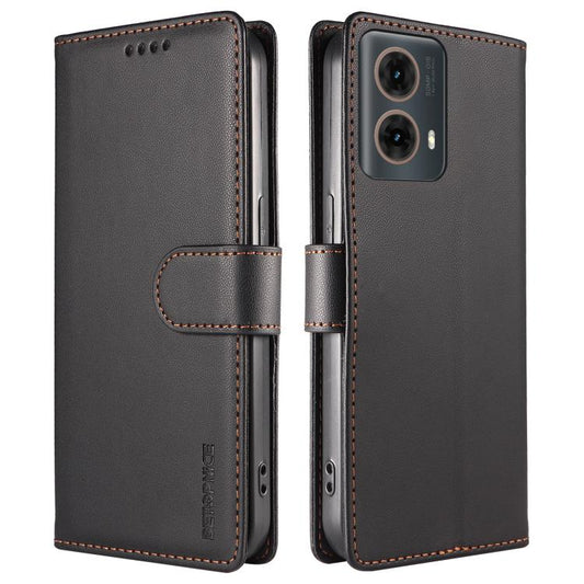 BETOPNICE Pearlescent RFID Vegan Leather Phone Case with Strap, For Motorola Moto G85 / S50 Neo, For Motorola Moto G04 / G04s / G24 / E14, For Motorola Edge 50 Ultra / Moto X50 Ultra