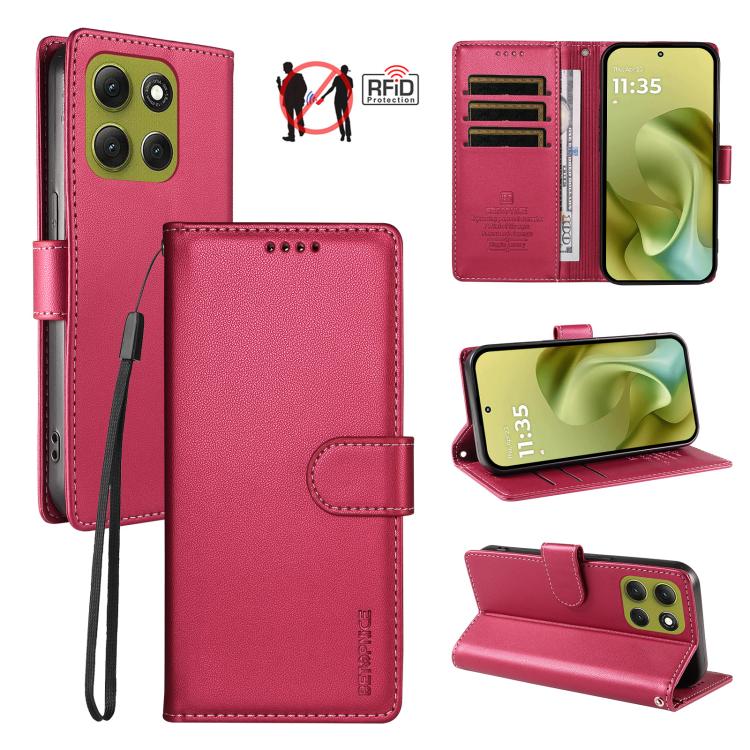 BETOPNICE Pearlescent RFID Vegan Leather Phone Case with Strap, For Motorola Edge 70 5G / Moto X70 Air 5G, For Motorola Moto Edge 5G 2026, For Motorola Moto G47 5G / G37 / G37 Power 5G, For Motorola Edge 70 Pro 5G                                       ...