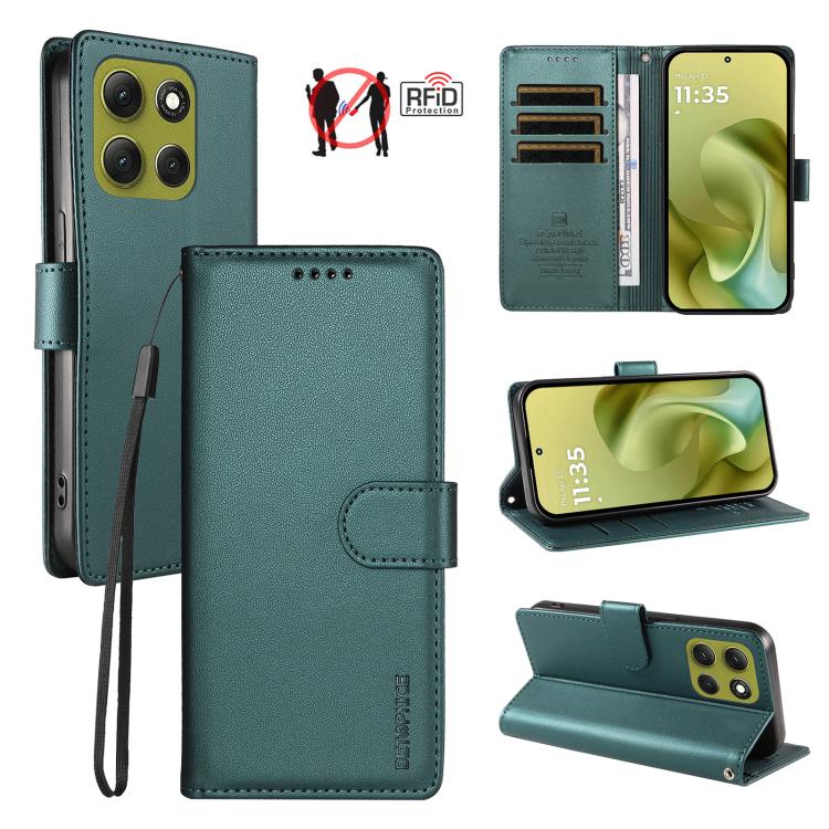 BETOPNICE Pearlescent RFID Vegan Leather Phone Case with Strap, For Motorola Edge 70 5G / Moto X70 Air 5G, For Motorola Moto Edge 5G 2026, For Motorola Moto G47 5G / G37 / G37 Power 5G, For Motorola Edge 70 Pro 5G                                       ...