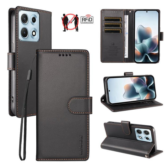 BETOPNICE Pearlescent RFID Vegan Leather Phone Case with Strap, For Motorola Edge 70 Max 5G, For Motorola Moto G Max / G87 / G77 / G67 5G, For Motorola Edge 70 5G / Moto X70 Air 5G, For Motorola Moto Edge 5G 2026                                        ...