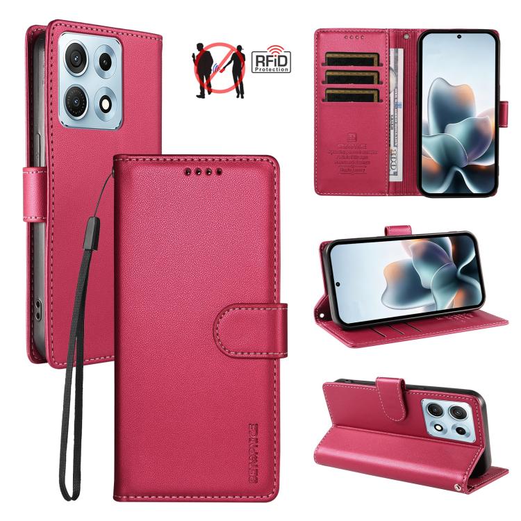 BETOPNICE Pearlescent RFID Vegan Leather Phone Case with Strap, For Motorola Edge 70 Max 5G, For Motorola Moto G Max / G87 / G77 / G67 5G, For Motorola Edge 70 5G / Moto X70 Air 5G, For Motorola Moto Edge 5G 2026                                        ...