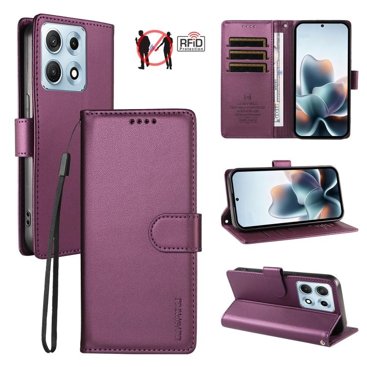 BETOPNICE Pearlescent RFID Vegan Leather Phone Case with Strap, For Motorola Edge 70 Max 5G, For Motorola Moto G Max / G87 / G77 / G67 5G, For Motorola Edge 70 5G / Moto X70 Air 5G, For Motorola Moto Edge 5G 2026                                        ...