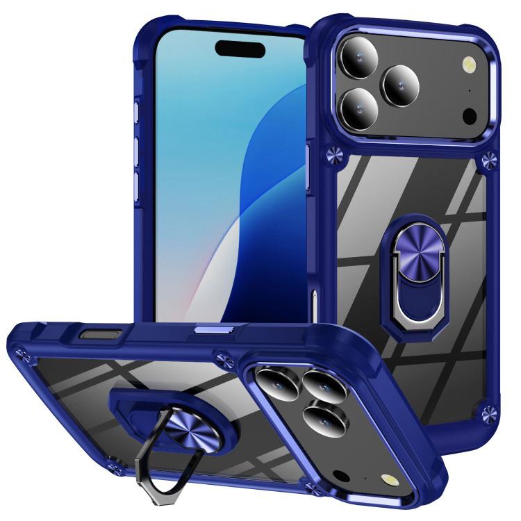 TPU + PC Lens Protection Phone Case with Ring Holder, For iPhone 18 Pro, For iPhone 18 Pro Max, For iPhone 17 Pro