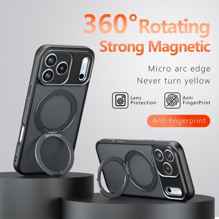 Armor Magnetic Holder PC Hybrid TPU Phone Case, For iPhone 18 Pro, For iPhone 18 Pro Max, For iPhone 17 Pro Max, For iPhone 17 Pro