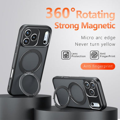 Armor Magnetic Holder PC Hybrid TPU Phone Case, For iPhone 18 Pro, For iPhone 18 Pro Max, For iPhone 17 Pro Max, For iPhone 17 Pro