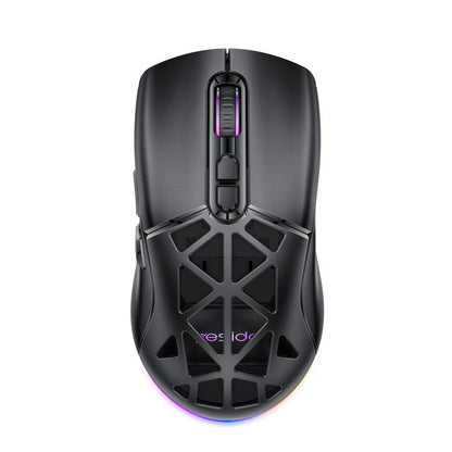 Yesido KB46 Wired 2.4G Bluetooth RGB 3 Modes Rechargeable Mouse