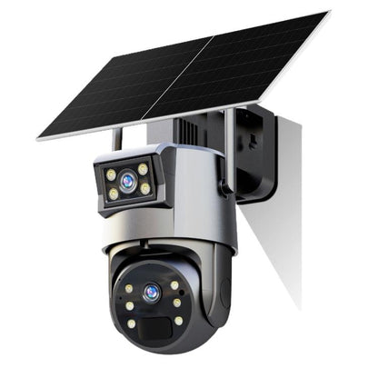 1080P HD Dual-Lens Smart Solar Energy Surveillance Camera without Memory Card, WiFi Version, 4G European Version, 4G US Version