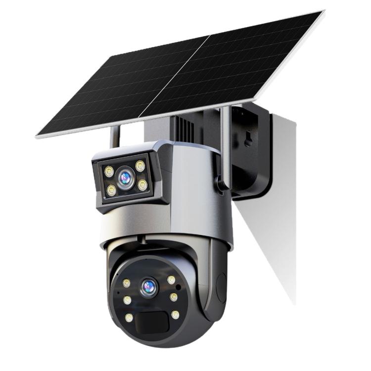 1080P HD Dual-Lens Smart Solar Energy Surveillance Camera without Memory Card, WiFi Version, 4G European Version, 4G US Version