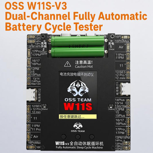 OSS W11S-V3 Dual-Channel Automatic Battery Cycle Tester, OSS W11S-V3