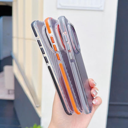 Dual-Color Carbon Fiber Texture Acrylic Hybrid TPU Phone Case, For Redmi Note 15 Pro 5G Global 163.6mm