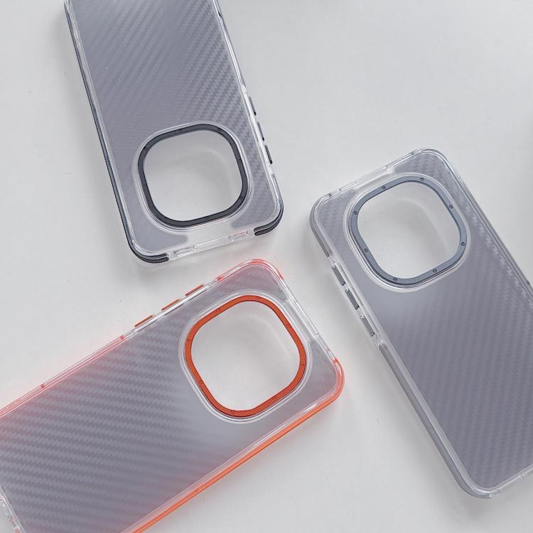 Dual-Color Carbon Fiber Texture Acrylic Hybrid TPU Phone Case, For Redmi Note 15 Pro 5G Global 163.6mm