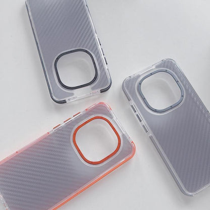 Dual-Color Carbon Fiber Texture Acrylic Hybrid TPU Phone Case, For Redmi Note 15 Pro 5G Global 163.6mm