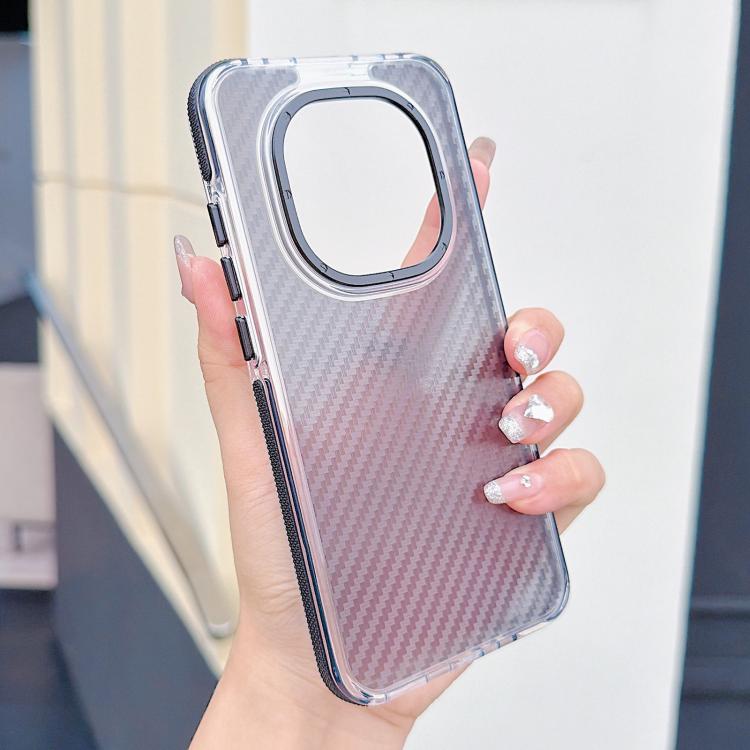 Dual-Color Carbon Fiber Texture Acrylic Hybrid TPU Phone Case, For Redmi Note 15 Pro 5G Global 163.6mm