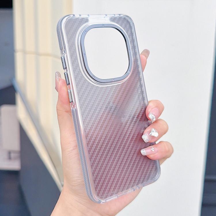 Dual-Color Carbon Fiber Texture Acrylic Hybrid TPU Phone Case, For Redmi Note 15 Pro 5G Global 163.6mm