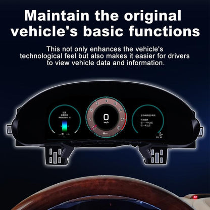 Car HD LCD Multi-Mode Digital Odometer Speedometer with CarPlay, For Porsche Cayenne 2002–2010
