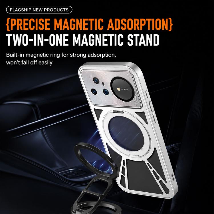 Silicone Cooling Hollow Metal MagSafe Phone Case, For Huawei nova 16 Ultra, For Huawei nova 16 Pro, For Huawei nova 16z, For Huawei nova 16