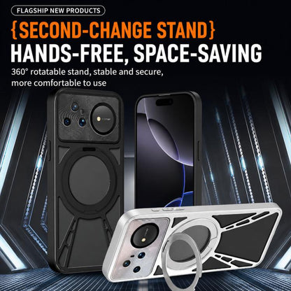 Silicone Cooling Hollow Metal MagSafe Phone Case, For Huawei nova 16 Ultra, For Huawei nova 16 Pro, For Huawei nova 16z, For Huawei nova 16