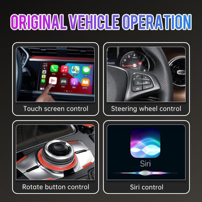 2 in 1 Car mini Smart Box 5.8GHz+2.4GHz Wireless Android Auto CarPlay Adapter, ZYD-TAB0B