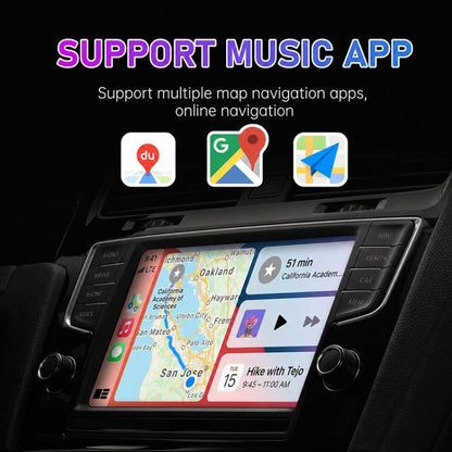 2 in 1 Car mini Smart Box 5.8GHz+2.4GHz Wireless Android Auto CarPlay Adapter, ZYD-TAB0A