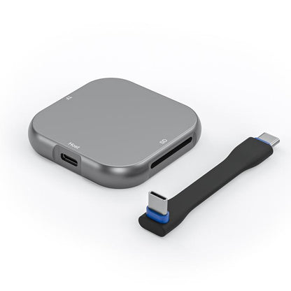 M.2 2230 NVMe SSD Magnetic Portable Hard Drive Enclosure, Card Reader No PD, Round PD100W, Square PD100W