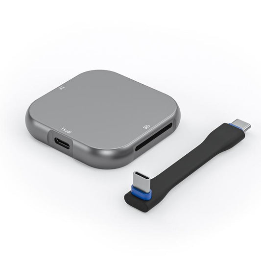 M.2 2230 NVMe SSD Magnetic Portable Hard Drive Enclosure, Card Reader No PD, Round PD100W, Square PD100W