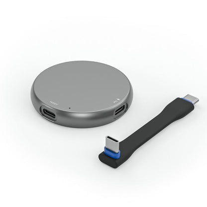 M.2 2230 NVMe SSD Magnetic Portable Hard Drive Enclosure, Card Reader No PD, Round PD100W, Square PD100W