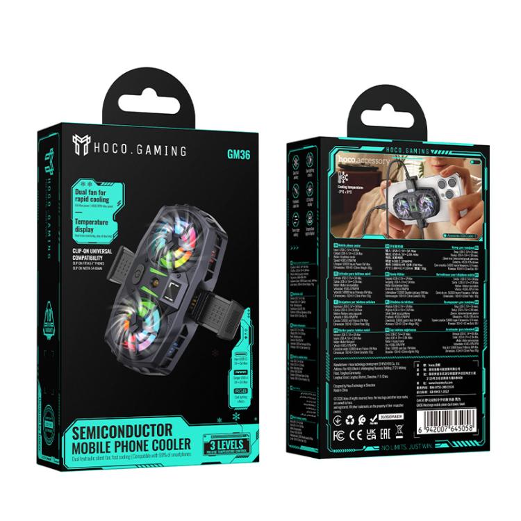 HOCO GM36 Mustango Mobile Phone Dual Cooler