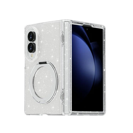 Terminator Style Glitter Powder Magnetic Holder Phone Case, For Galaxy Z Fold8 5G, For Galaxy Z Fold8 Ultra 5G, For Galaxy Z Flip8 5G