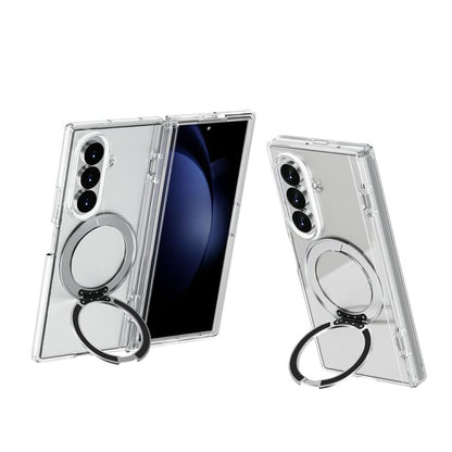 Terminator Style Glitter Powder Magnetic Holder Phone Case, For Galaxy Z Fold8 5G, For Galaxy Z Fold8 Ultra 5G, For Galaxy Z Flip8 5G