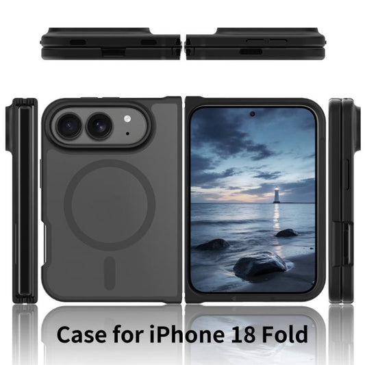 Skin Feel TPU Hybrid PC MagSafe Phone Case, For iPhone Fold