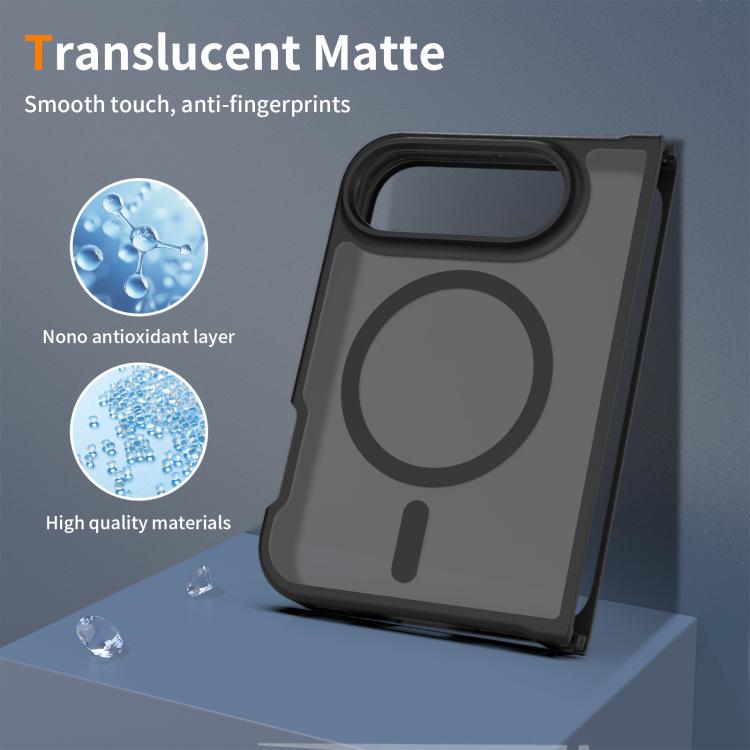 Skin Feel TPU Hybrid PC MagSafe Phone Case, For iPhone Fold