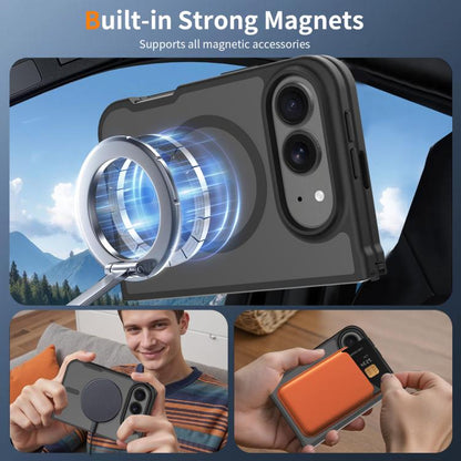 Skin Feel TPU Hybrid PC MagSafe Phone Case, For iPhone Fold