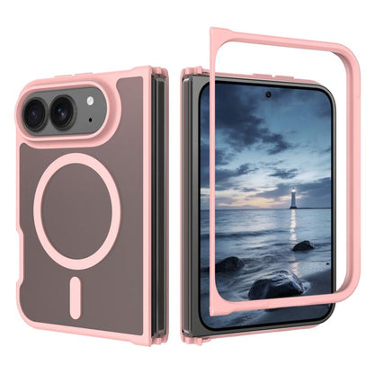 Skin Feel TPU Hybrid PC MagSafe Phone Case, For iPhone Fold