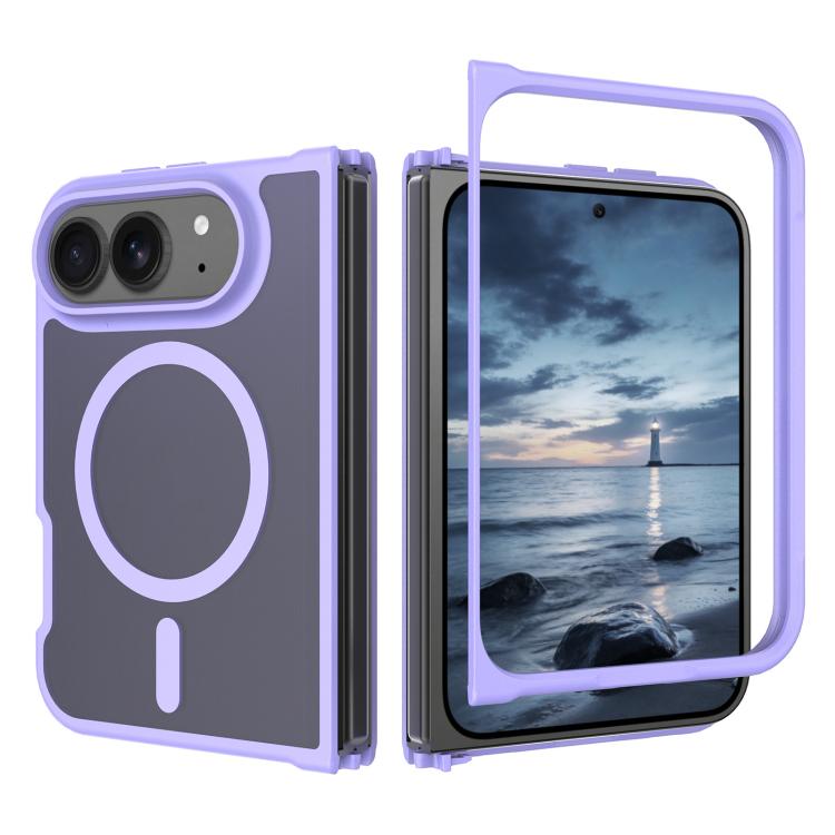 Skin Feel TPU Hybrid PC MagSafe Phone Case, For iPhone Fold