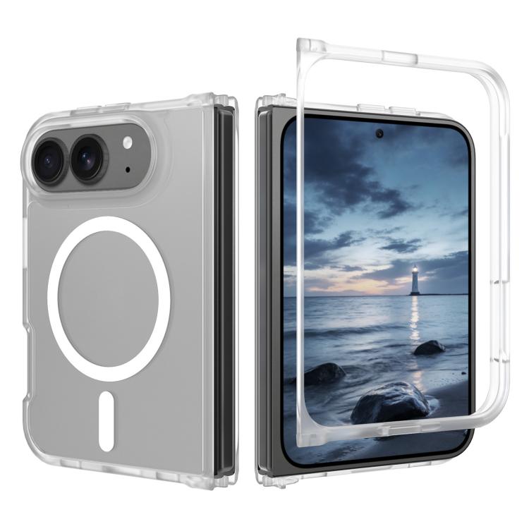 Skin Feel TPU Hybrid PC MagSafe Phone Case, For iPhone Fold