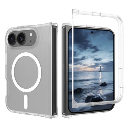 Skin Feel TPU Hybrid PC MagSafe Phone Case, For iPhone Fold