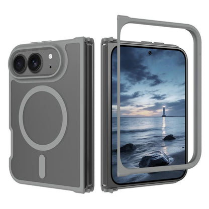 Skin Feel TPU Hybrid PC MagSafe Phone Case, For iPhone Fold